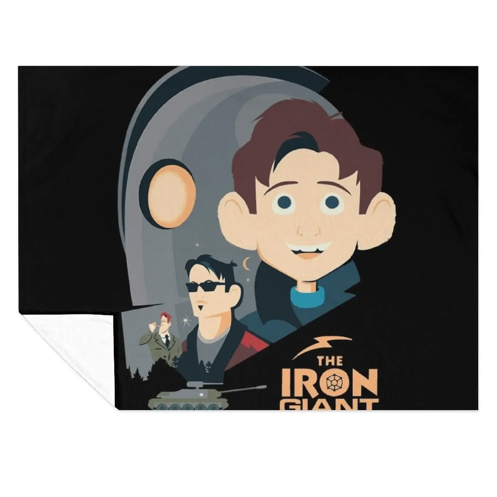 

The Iron Giant - Animated Movie Artwork Throw Blanket Thins christmas decoration Bed Fashionable For Baby Blankets