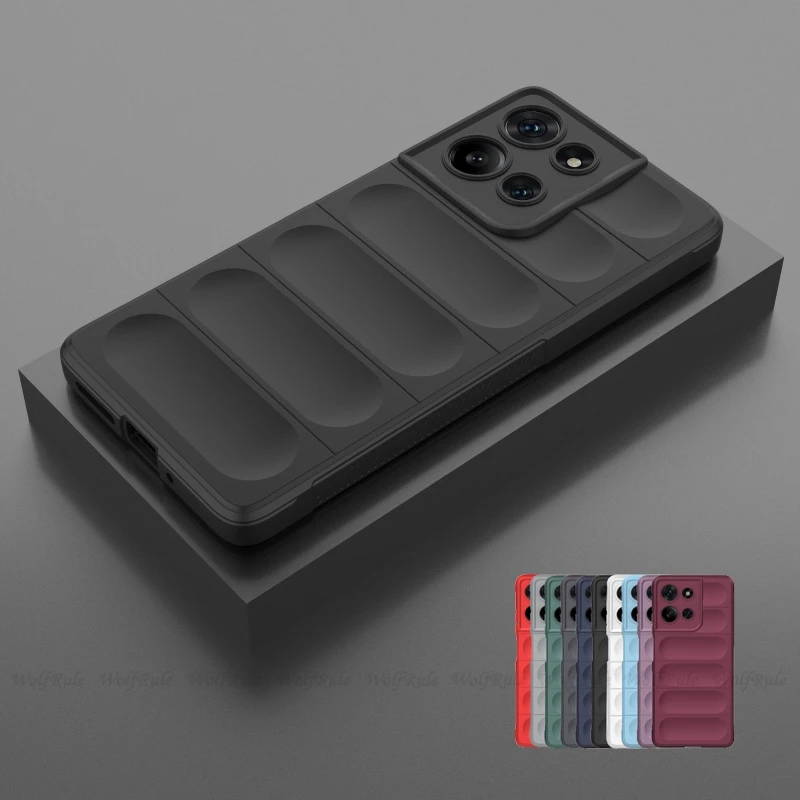 Para Moto G75 funda Motorola Moto G75 G 75 Capas teléfono trasero a prueba de golpes protector de silicona suave lente protectora Fundas Moto G75