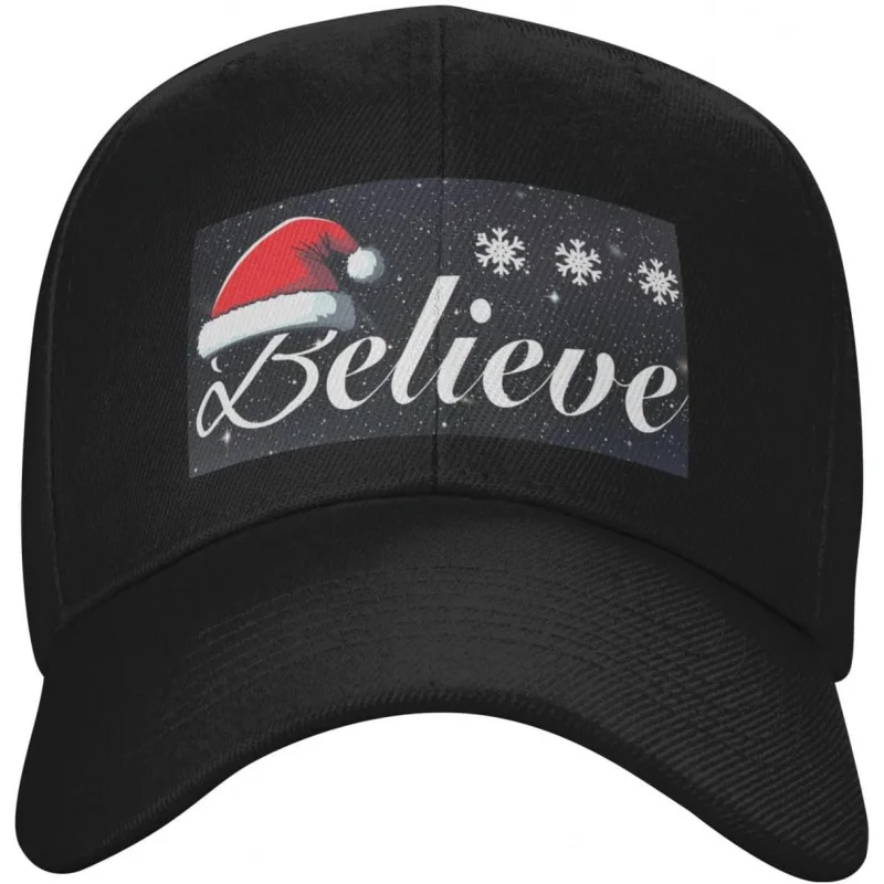 

Men's and Women's Sports and Leisure New Fashionable Gift Christmas Baseball Hat Adjustable Outdoor Black