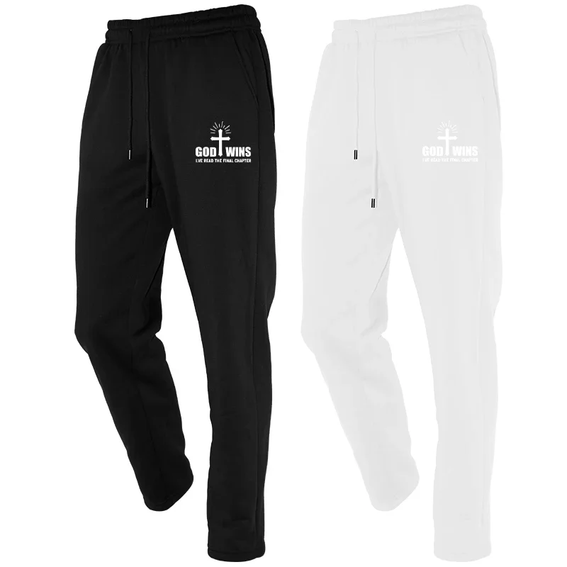 

Мужские флисовые спортивные спортивные штаны для активных тренировок с карманом на молнии и шнурком