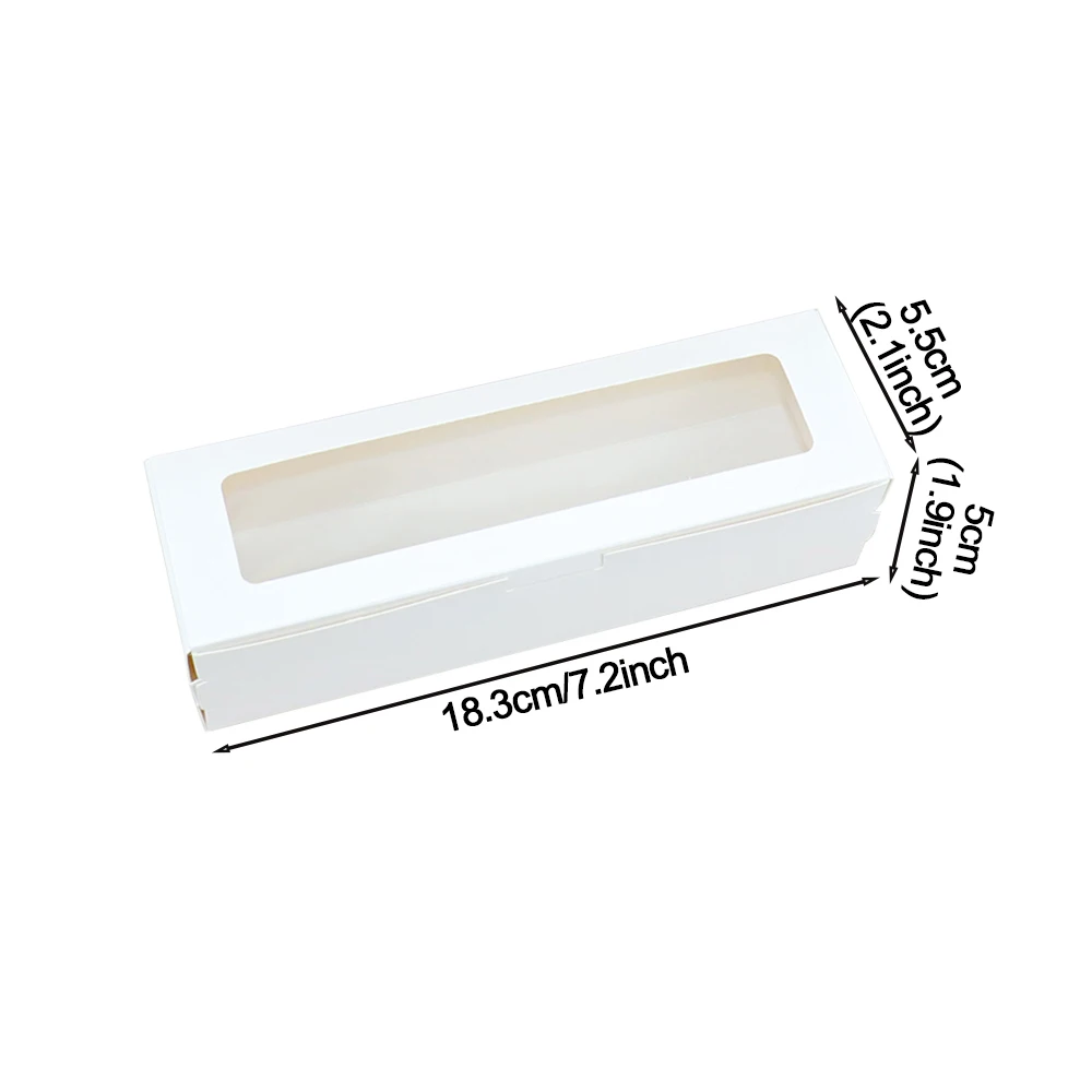 10/20pcs Kraft Paper Gift Boxes with Window