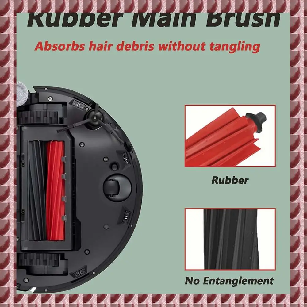 

A95G 26PCS For Roborock Qrevo Master V20 P10S Pro Robot Vacuum Replacement Parts Main Side Brush Filter Mop Cloths Dust Bags