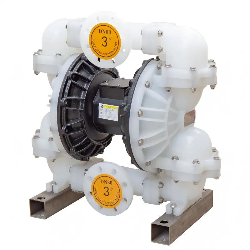 Wastewater Treatment Use PP Pump 3 Inch GK80 Pneumatic Diaphragm Pump Transfer Waste Fluids Slurry