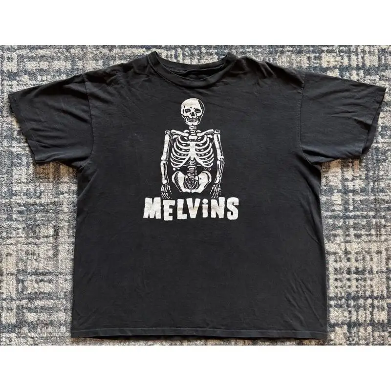

Vintage 90s Melvins Skeleton T Shirt XL Sludge Metal Band Crowbar Eyehategod EHG