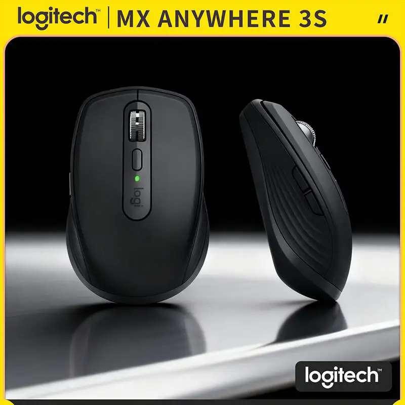 

Logitech MX Anywhere 3S Wireless Mouse - Darkfield 8K DPI, MagSpeed Scroll, Silent Click, Multi-OS Support for Classroom