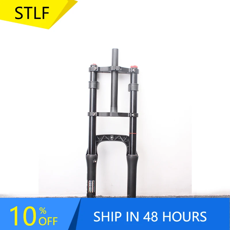 STLF Bucklos OEM/ODM Horquilla De Bicicleta 20  Double Crown Fat Mtb Cycle Front Suspension Bike Bicycle Parts Fork