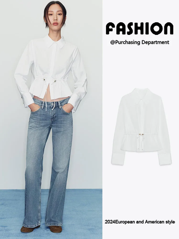 

Новое осеннее поступление, женские длинные свеки V-Ne irt с поясом и вышивкой, универсальные модные женские премиальные...