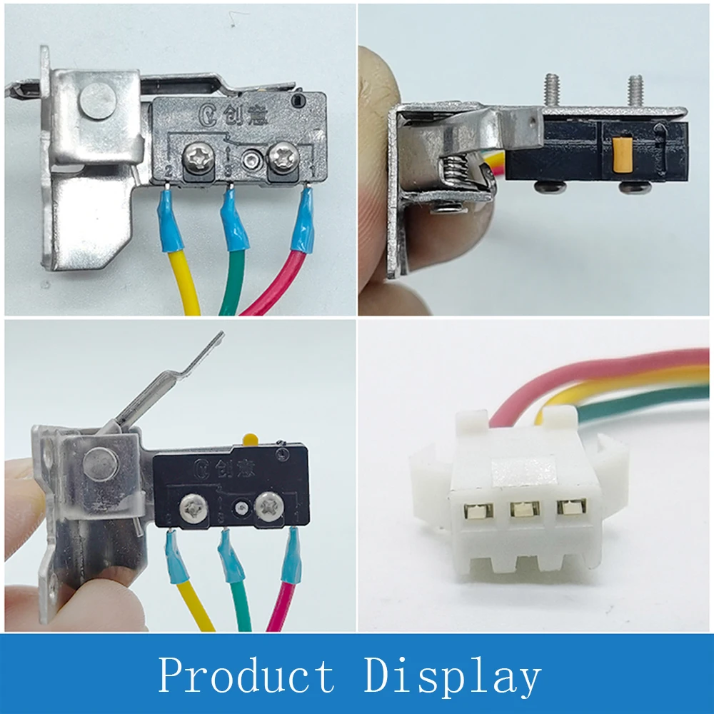 Gas Water Heater Spare Parts Micro Switch with Bracket Light Touch Universal Model for Most Valve Assembly