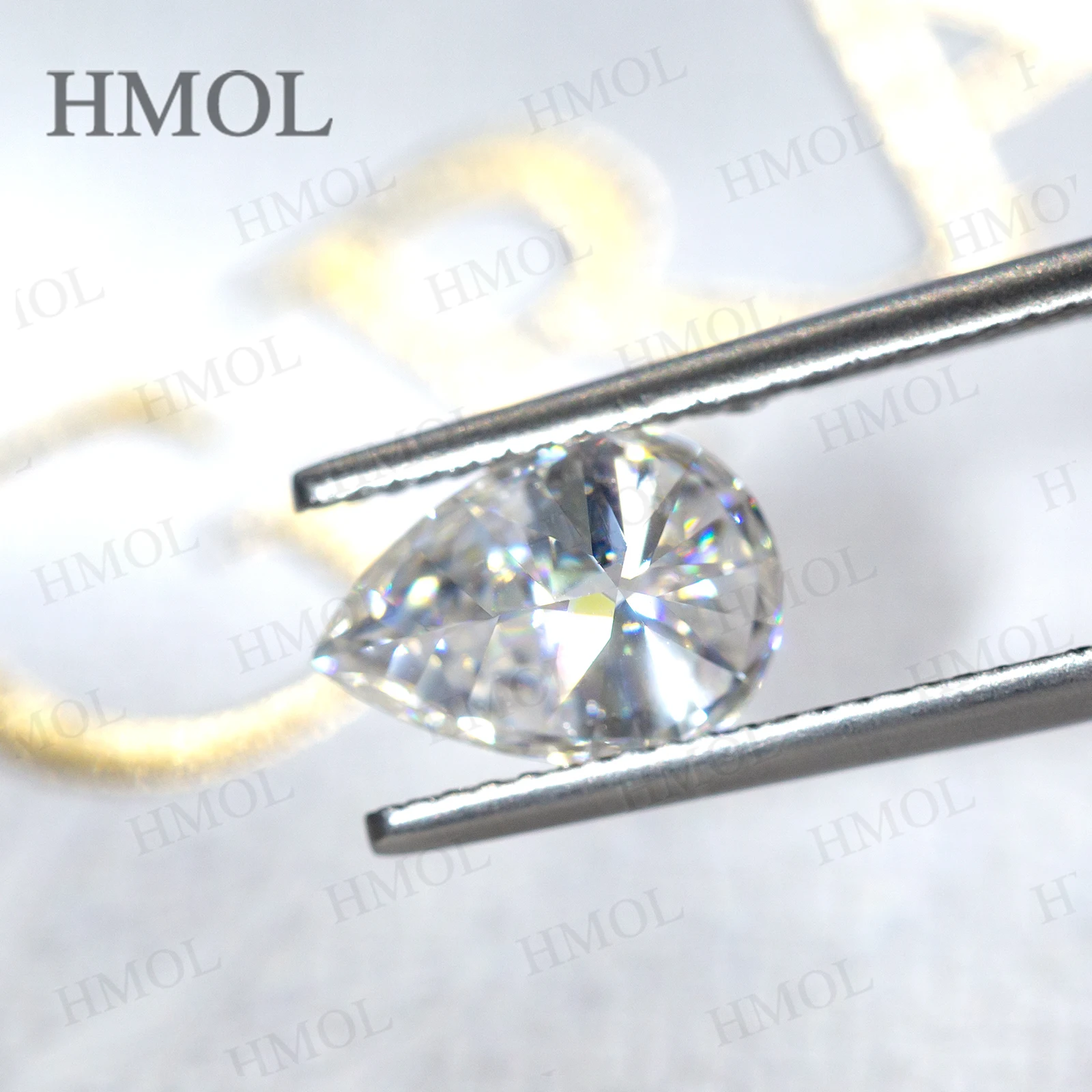 0.35-10CT مويسانيتي الكمثرى D اللون أعلى جودة VVS1 قطع رائعة مع شهادة GRA مواد صنع المجوهرات المتقدمة الخرز #5