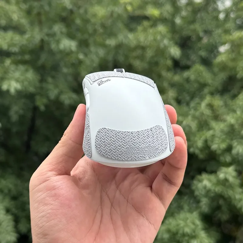 1 مجموعة مواء الألعاب والعتاد MGG Ultraglide ماوس مكافحة زلة قبضة ملصق ل بولسار Zywoo ماوس صغير عدم الانزلاق المضادة للعرق الشريط #4