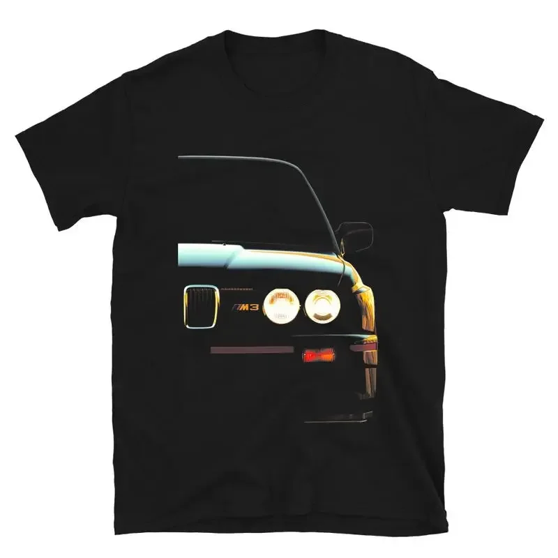 M3 Evo1 Evolution '89 Men'S T Shirt Headlight Front View Vintage Car