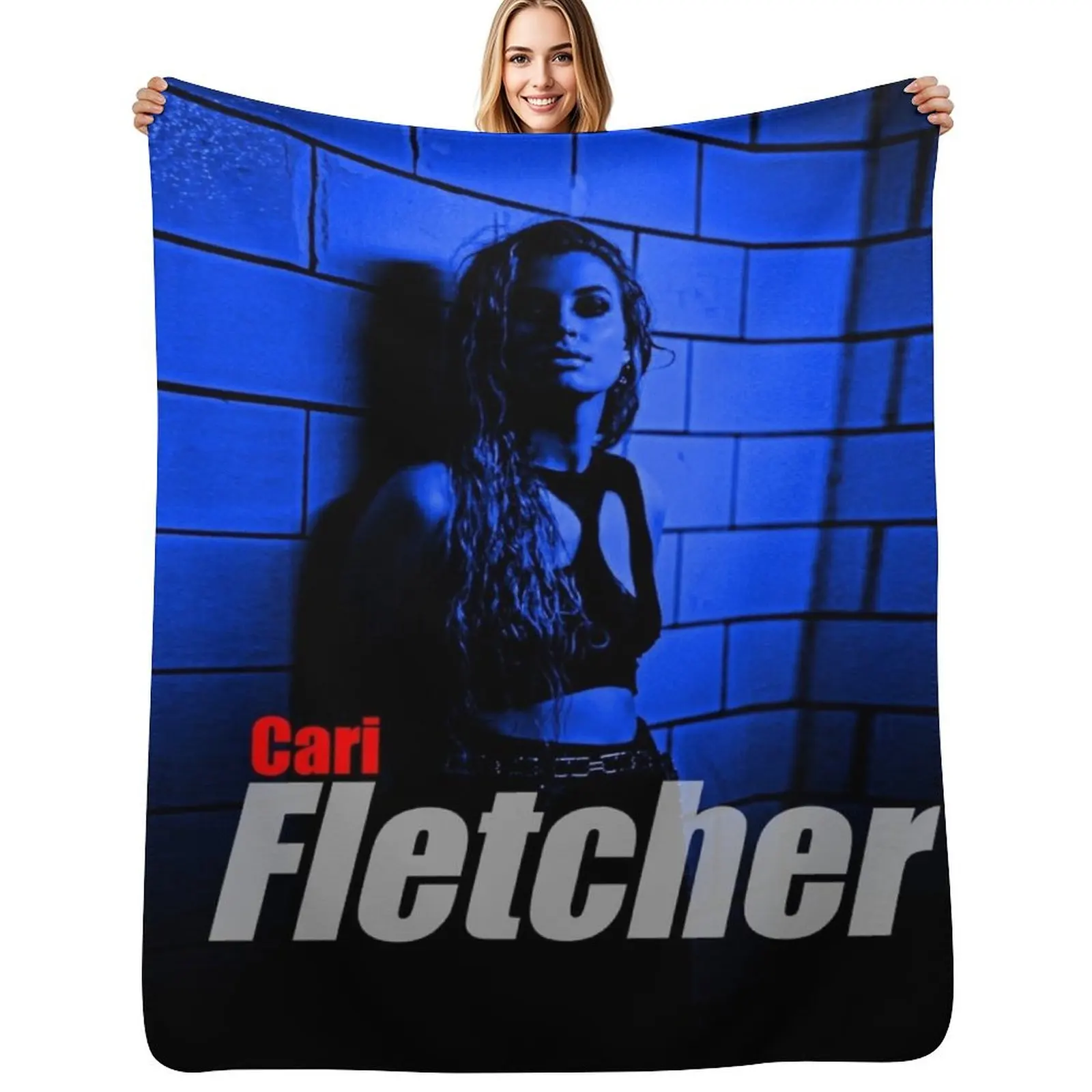 

Cari Fletcher Throw Blanket bed plaid Cute Travel Plaid Blankets