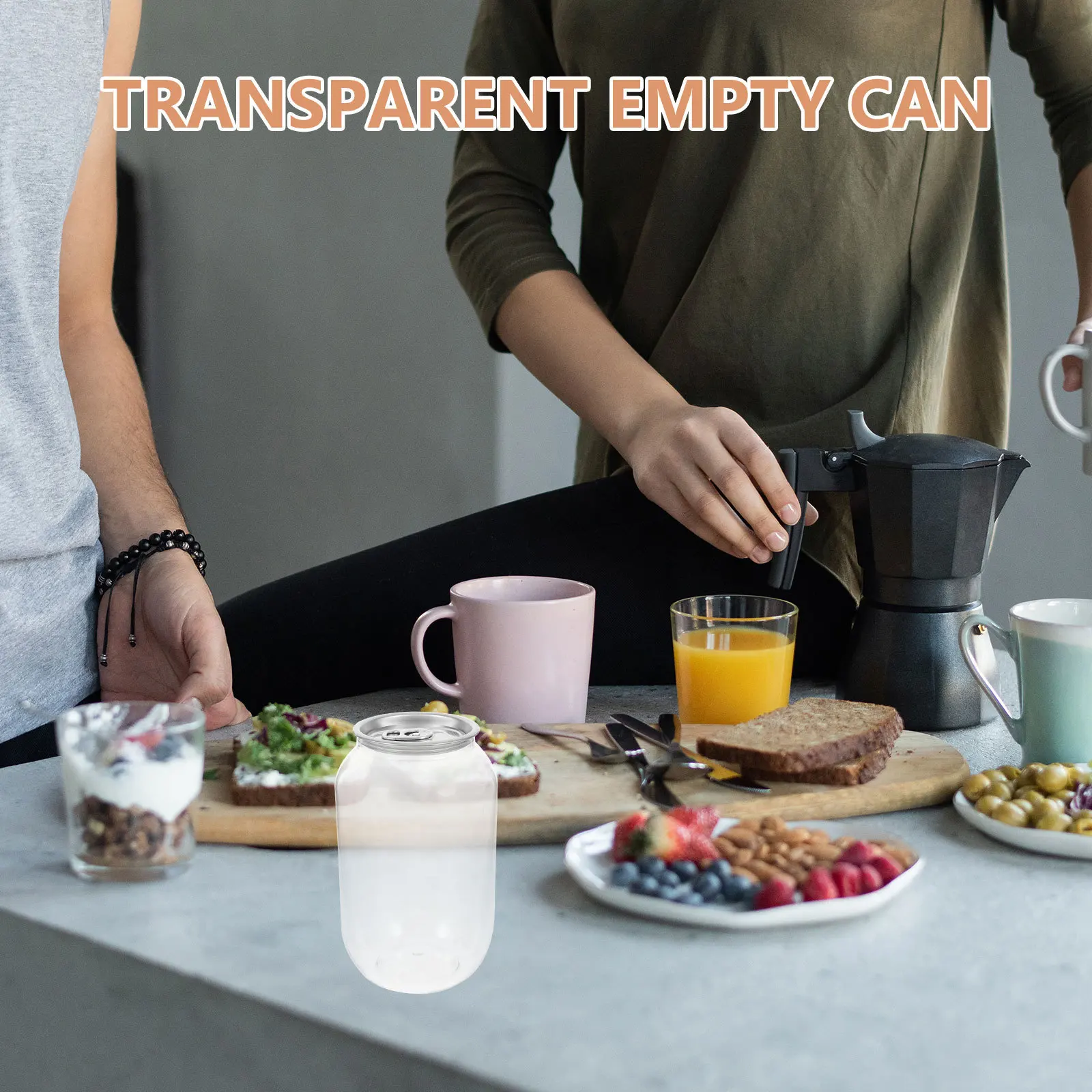 

10Pcs 500Ml Empty Canning Jars for Beverages Portable Leak Proof Drink Containers Ideal for Juice Soda Milk Tea Commuting