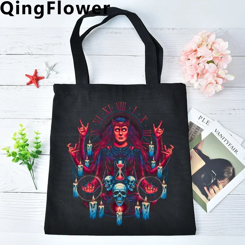 Scarlet Witch shopping bag grocery jute bag bolso tote reusable bag sacola tote reusable boodschappentas grab