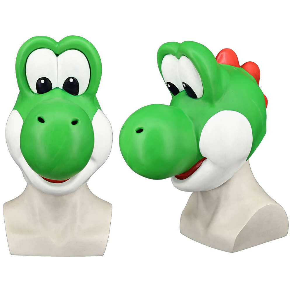 

Cosplay The Marios Bros Yoshi Tamagon Masks Halloween Dinosaur Masks Props for Cosplay Costume Accessories for Adult