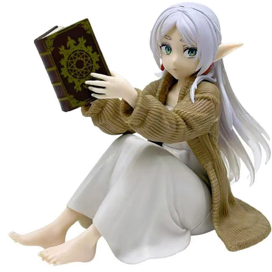 2025 Frieren Beyond Journey's End Frieren figura de Anime escritorio lindo sin traje de noche Frieren figura de acción modelo muñeca juguete