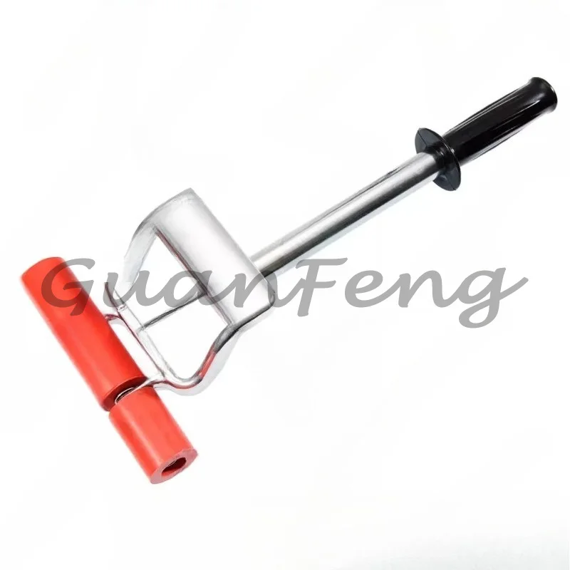 Stainless steel rollers for laminates, wall coverings Retractable floor rollers