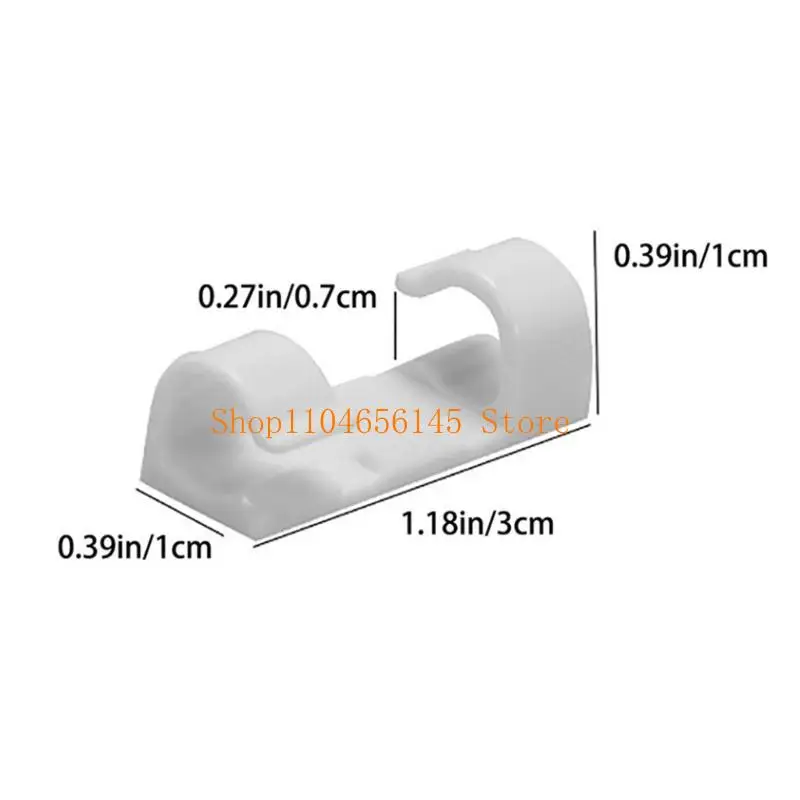 20pcs Charging Cord Data Line Self Adhesive Earphone Wire Network Cable Storage Organizer Holder Clamp for Home Office