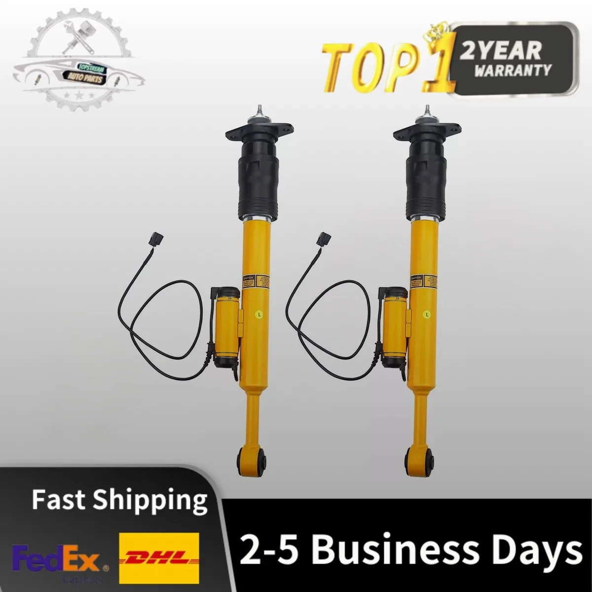 

Pair Rear Shock Absorbers Struts Fit Chrysler 300 C SRT8 2012- w/Active Damping
