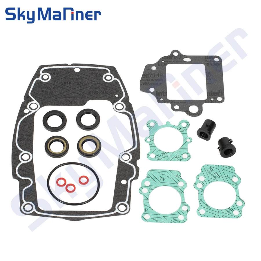 683-W0001-21 Gear box Lower Casing Gasket Kit For Yamaha Outboard Engine 2T 4T Mariner 9.9HP 15HP 683-W0001 Boat Motor Parts