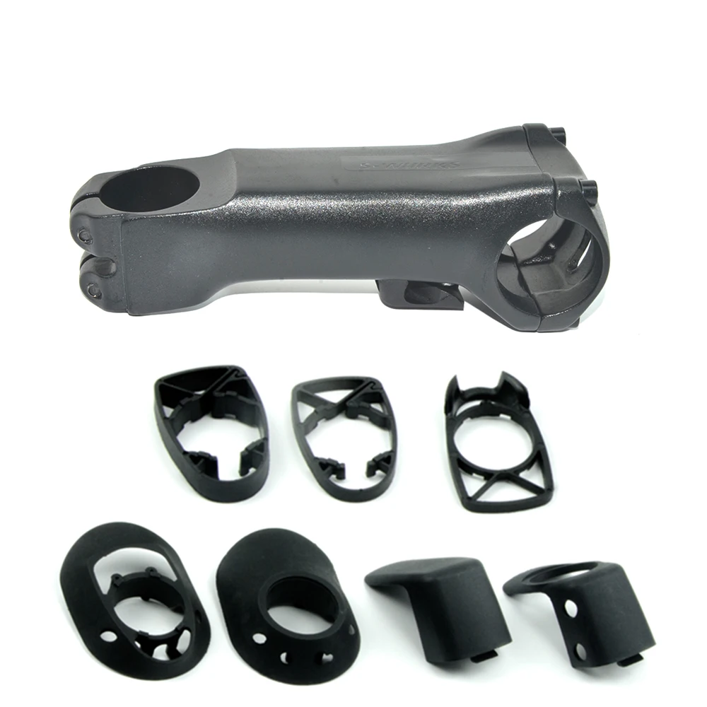 road Bike Integrated Handlebar S-W SL7 Carbon Handlebars Matte 31.8mm 400/420/440mm Alloy Bike Stem 90/100/110mm Bicycle Parts