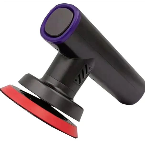 

Mini Car Polisher Machine Portable Cordless Chargeable with Backing Wool Pad