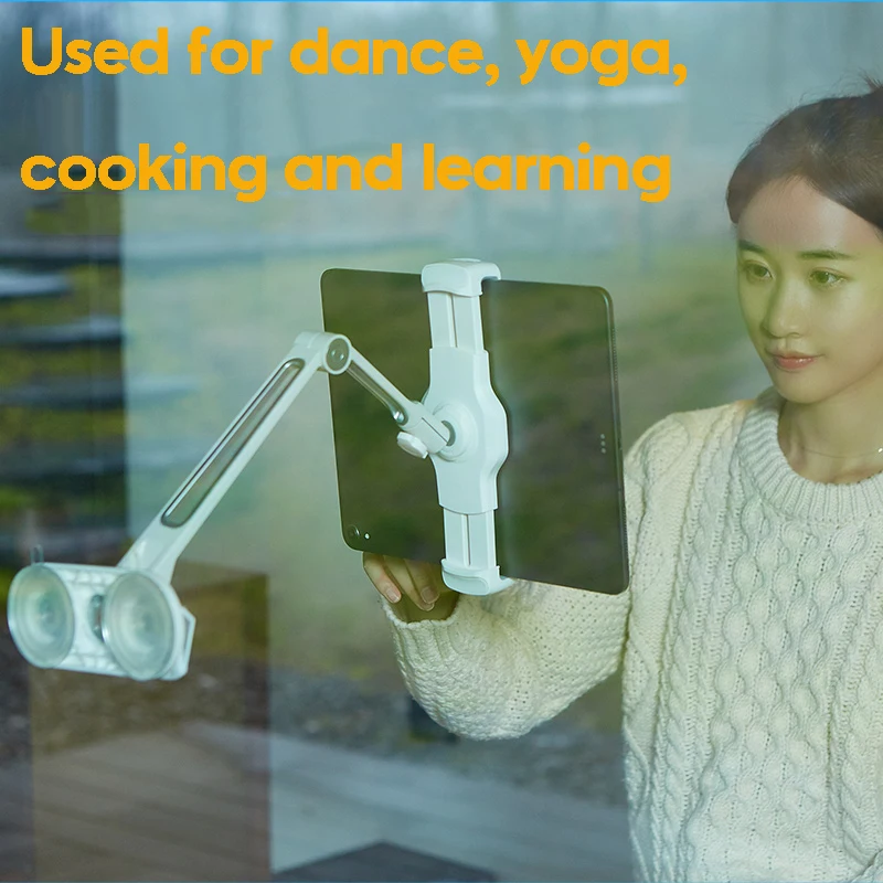 Supporto per Tablet supporto per auto supporto per ventosa forte supporto da parete in vetro per iPad Pro 11 12.9 Air Xiaomi Mipad 5 Pro Samsung Tab