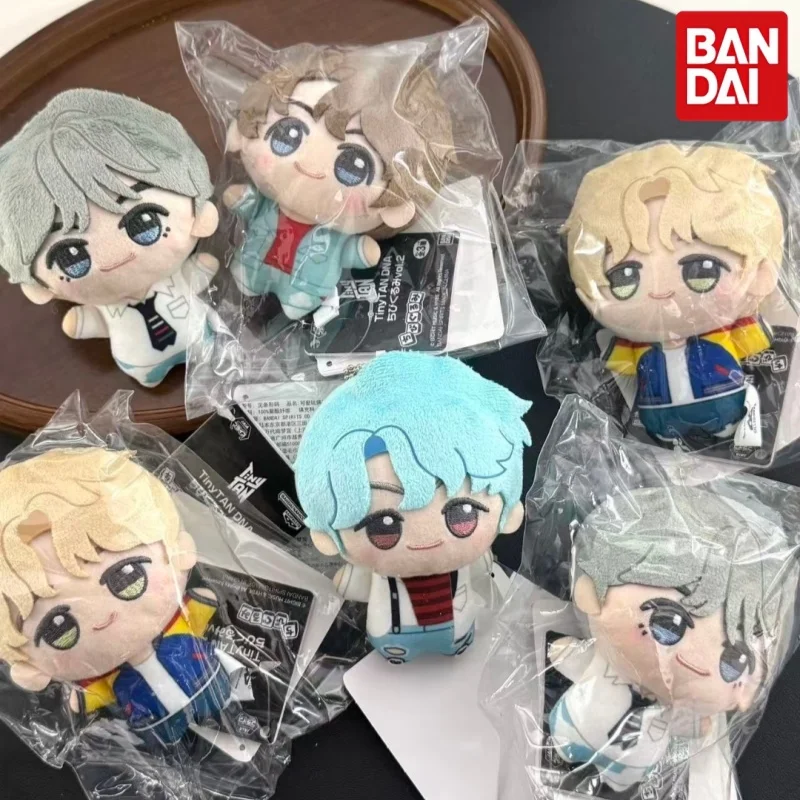 

BANDAI TinyTAN DNA Chibi Plush Keychain Vol 1 & Vol 2 K Pop Idol Stuffed Doll Bag Pendant Cute Collectible Gift for Fans