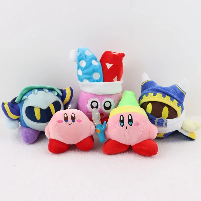 New Kawaii Cute 13-26cm Game Peripheral Kirby Doll Meta Knight Stuffed Plush Toy Doll Children Birthday Gift Christmas Gift