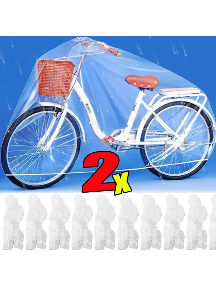 AliExpress Transparent Bicycle Cover Waterproof Dust Protection for Motorcycle E-Bike UV Resistant Lightweight Portable for Outdoor Storage