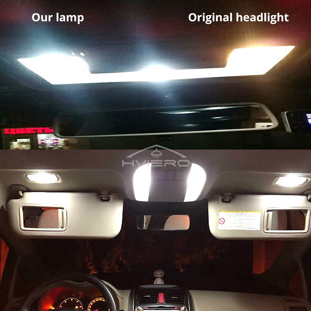 2PCS 31mm 36mm 39mm 41mm DC12V T10 White 3528 8SMD Reading Lights LED Festoon Dome Door Lamp Decorating Tail Bulb Double Pointed