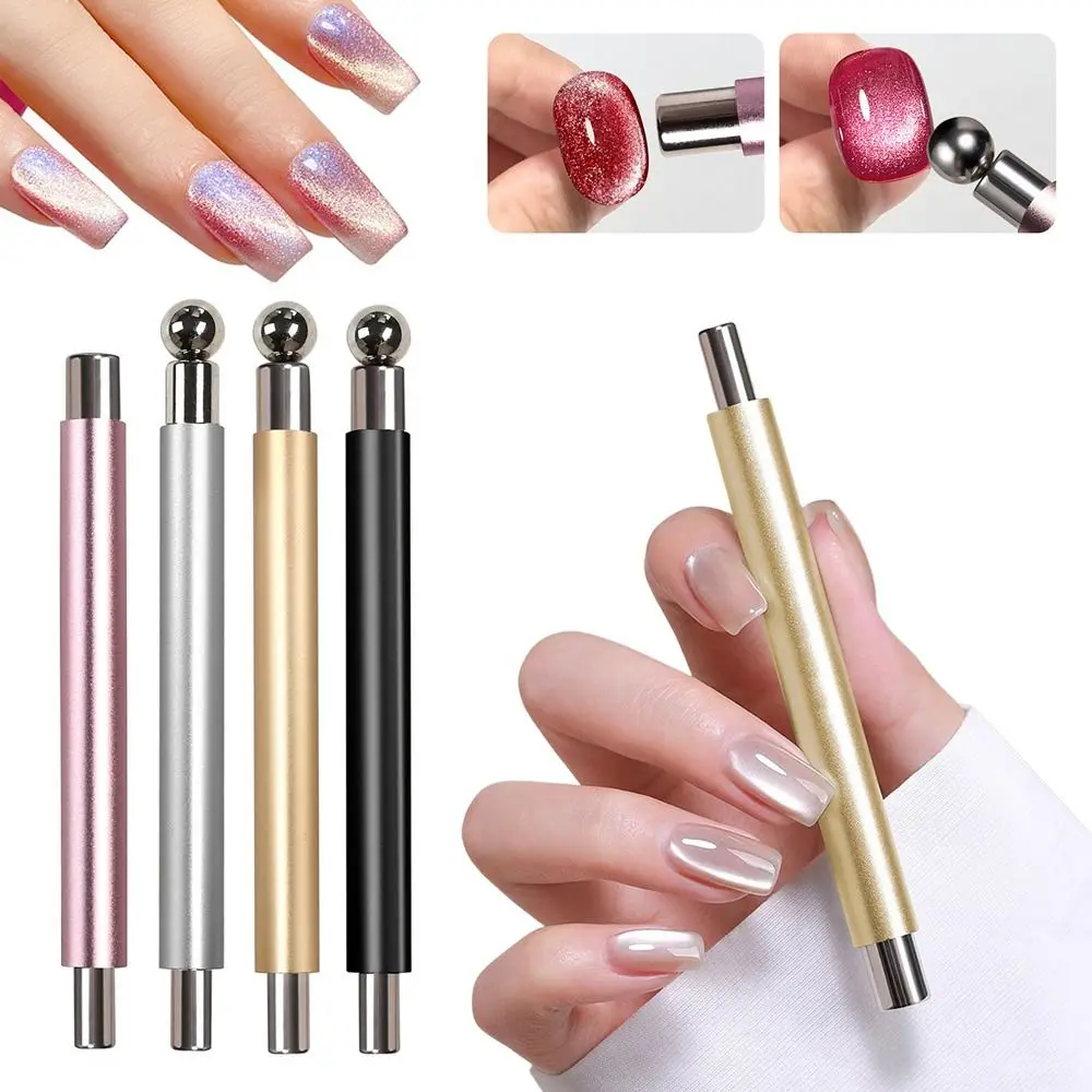 Magnetic Suction Nail Magnetic Stick Convenient Double Headed Cat Eye Nail Glue Magnetic Iron Rod Multifunctional Magnet Stone