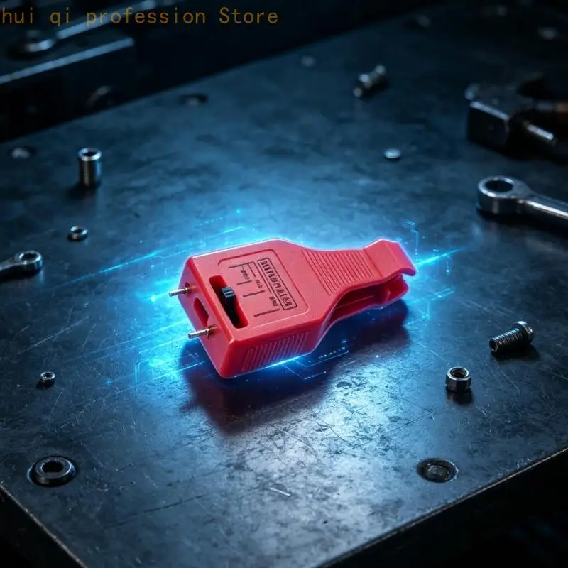 Automotive Electrical Fuses Tester Tool & Puller with Ribbed ABS Grip for Vehicle Troubleshooting Tasks & Care H8WE
