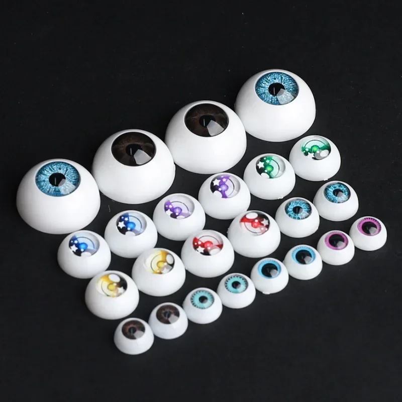 

10MM BJD Acrylic Eyes for Doll 100 Pairs of Universal Eye Beads Clay Doll Accessories