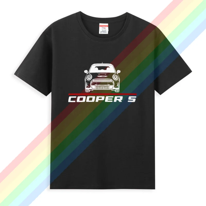 

2024 Men T Shirt Casual Premium T-shirt for Mini Cooper S 2023 Car Enthusiast Graphic Summer Short Sleeves 100% Cotton S-3XL