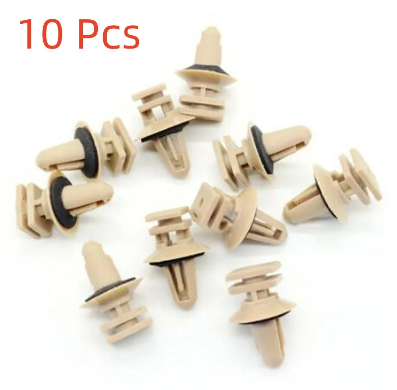 10PCS Stable Performance Seal Ring Clip With Seal Ring 51477117532 Beige FOR BMW car Accessories door sill plate clips