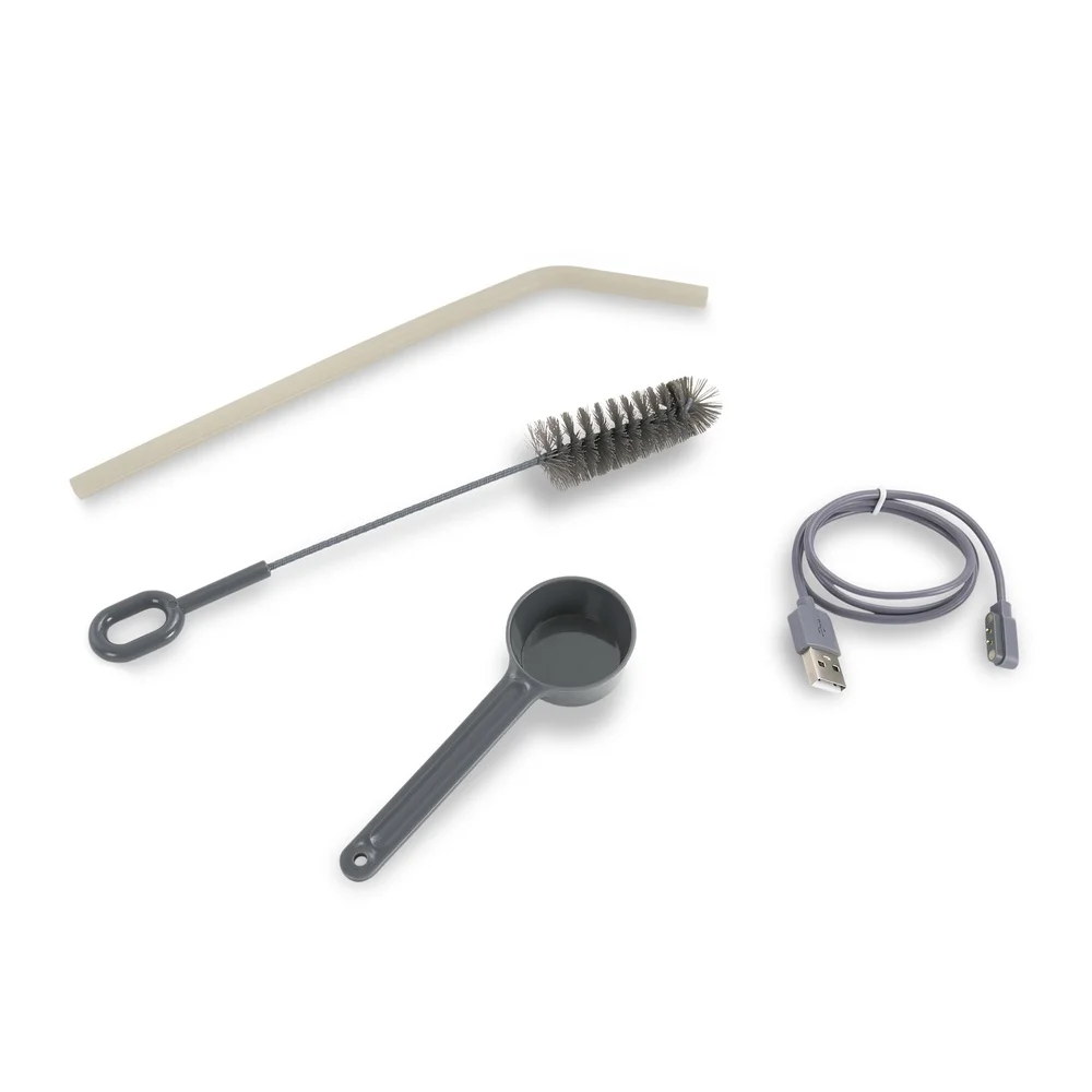 المحمولة نظام المشروب البارد خدمة واحدة 10 دقائق المشروب قابلة للشحن غطاء السفر سيليكون القش قابلة لإعادة الاستخدام تصفية صانع الشاي المثلج #6