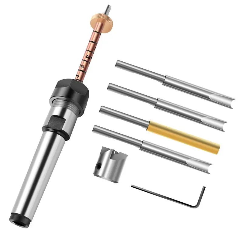 A74E-Pen Making Kit Pen Shaft And Pen Holder Trimming Set Wood Turning Mandrel For Making Pen Woodworking Lathe Accessories