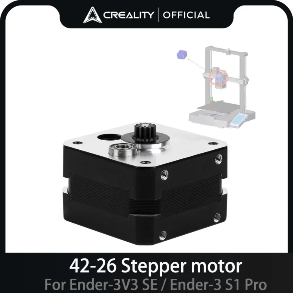 Creality 42-26 Stepper Motor for Ender-3V3 SE/Ender-5 S1 0.84A 1.8 Degree L4 Pressure Gear SMF4043 Gear 684ZZ Bearing