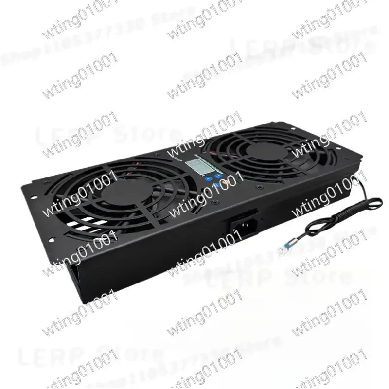 for Cabinet Cooling Fan Unit Quiet Smart Temp Control Variable Speed Energy Saving Stepless Regulation Efficient Airflow