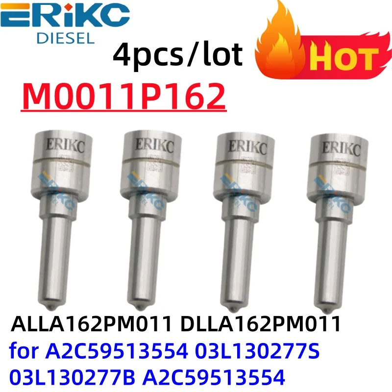 4 PCS Fuel Injector M0011P162 Diesel Injector Nozzle ALLA162PM011 DLLA162PM011 for A2C59513554 03L130277S 03L130277B A2C59513554