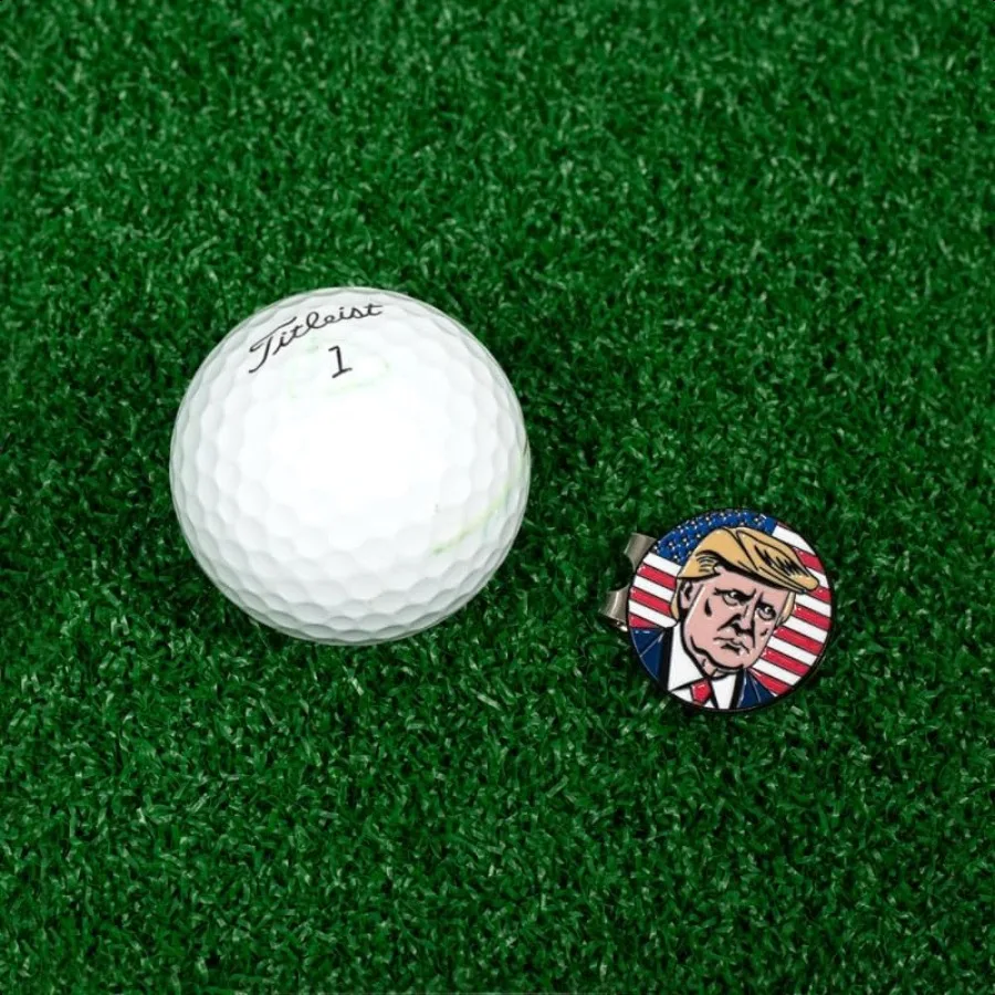 علامات كرة جولف مضحكة وفريدة من نوعها مع مشبك قبعة للطعام والرموز الممتعة وإكسسوارات وهدايا مثالية للجولف