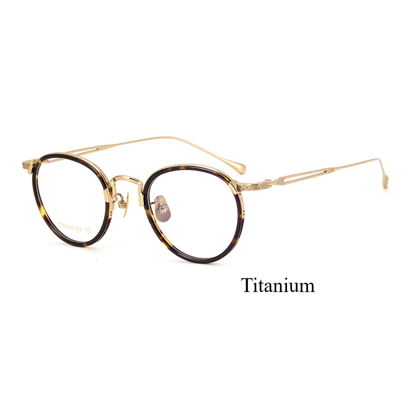 

Ultra Light Retro Technology for Pure Titanium Glasses Frame Eye Glasses Frames for Men Women Can Be Paired with Myopia Lenses