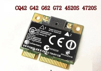 SSEA New Wireless Card For Realtek RTL8191SE 300Mbps 802.11b/g/n For HP CQ56 G62 CQ62 G72 CQ72 G56  4325S 4326S SPS 593533-001