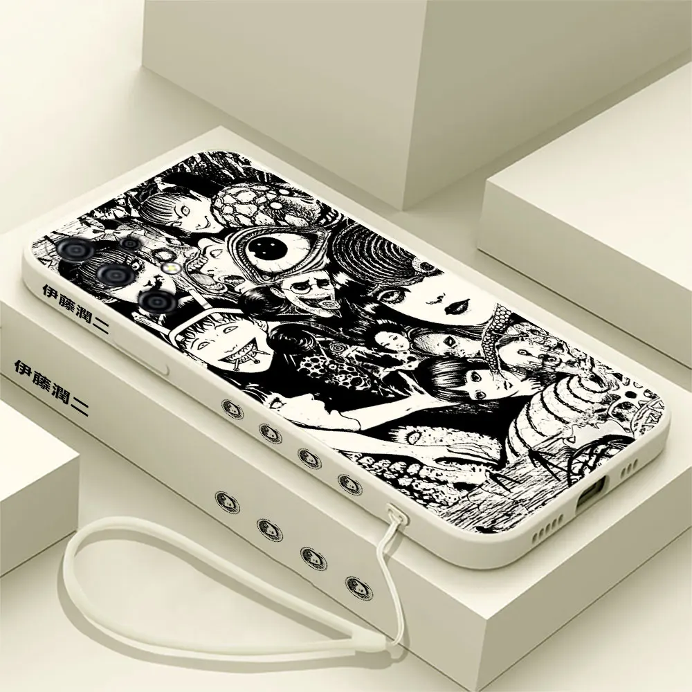 Junji Ito horror Hot Anime Phone Case For Xiaomi Mi 13 12 12T 12S 11T Ultra 10 10T 9 9T 9SE 8 Pro Lite 5G Liquid Silicone Cover