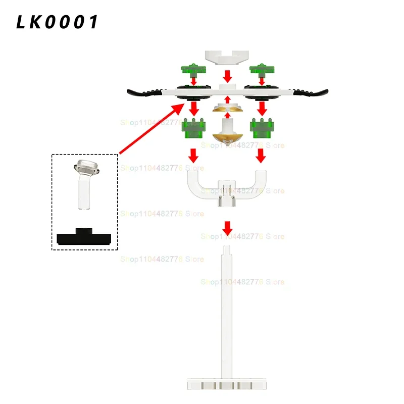 

Movie Series Character Accessories Mini Assembly Building Block Action Figures Toys for Children Birthday Gifts LK0001 LK0002