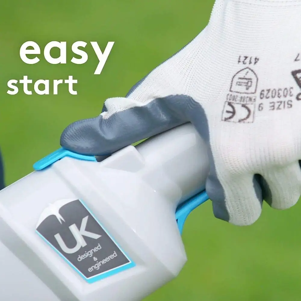 Cordless Lightweight Grass Trimmer Kit & Edger Weed Alu Foldable Shaft Garden 40V Li-Ion Battery 70min Working Time 9000rpm