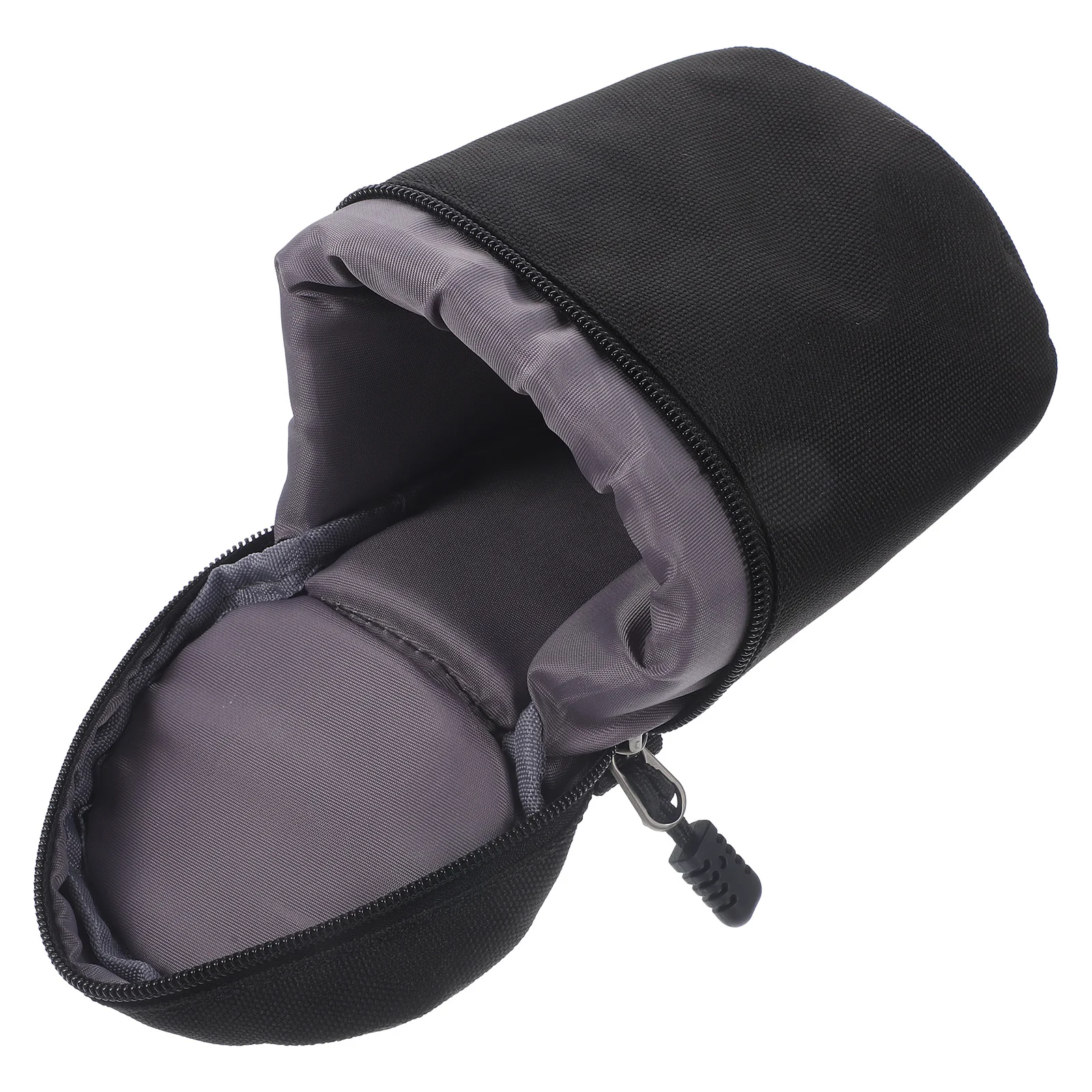 

Premium PU Camera Lens Bag Lightweight Compact Shockproof Protection for Drop Water Scratch Anti-Collision Pouch Professional