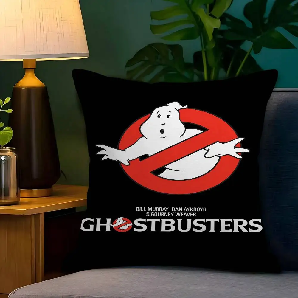 

G-Ghostbusters Black Anime Pillow Gifts Home Office Furnishings Bedroom Sofa Car Cushion Cover Case 45x45cm