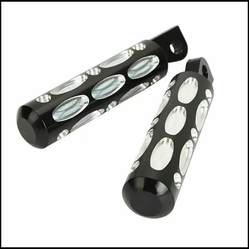 

Motorcycle Accessories Aluminum Foot Pegs Footrests Pedal Black Foot Rest Fits For Harley Street Glide
